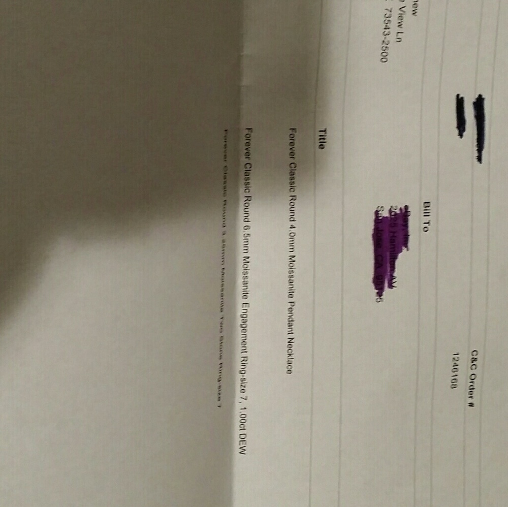 Charles & Colvard Round 4.0mm Moissanite Pendant - Picture 6 of 7